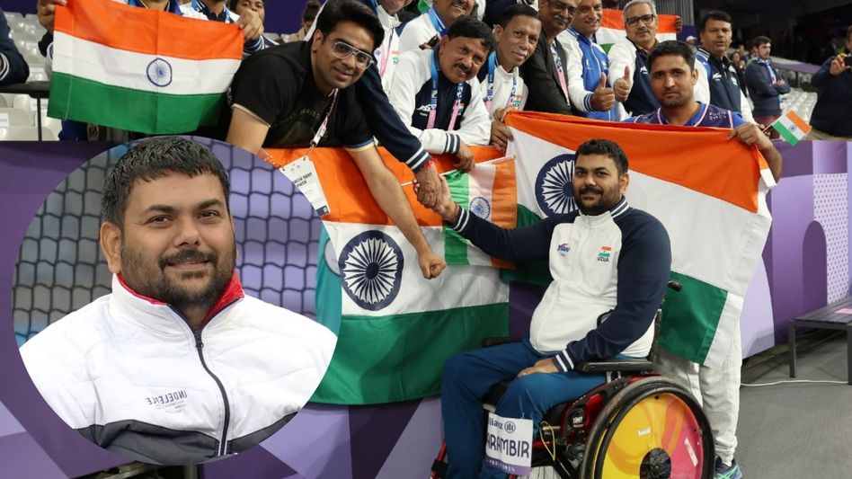 Para-athlete Dharambir won gold medal (Photo: X/Para-athletics) Para-athlete Dharambir won gold medal (Photo: X/Para-athletics)