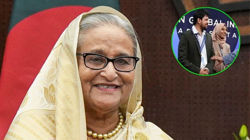 Sheikh Hasina and Mahfuz Alam Sheikh Hasina and Mahfuz Alam