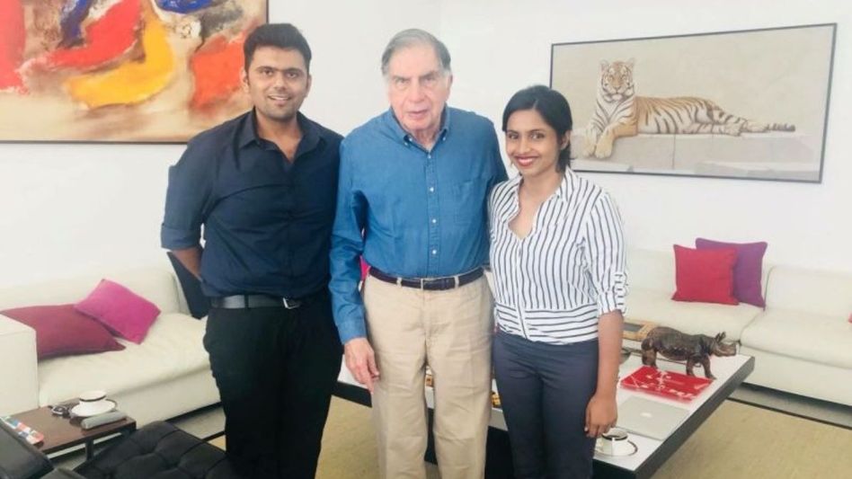 Ratan Tata mentored this couple (Photo: LinkedIn/@ Aditi Bhosale Walunj) Ratan Tata mentored this couple (Photo: LinkedIn/@ Aditi Bhosale Walunj)