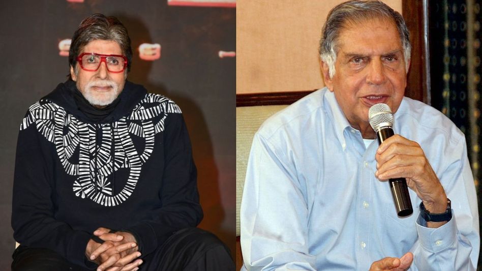 Amitabh Bachchan and Ratan Tata Amitabh Bachchan and Ratan Tata