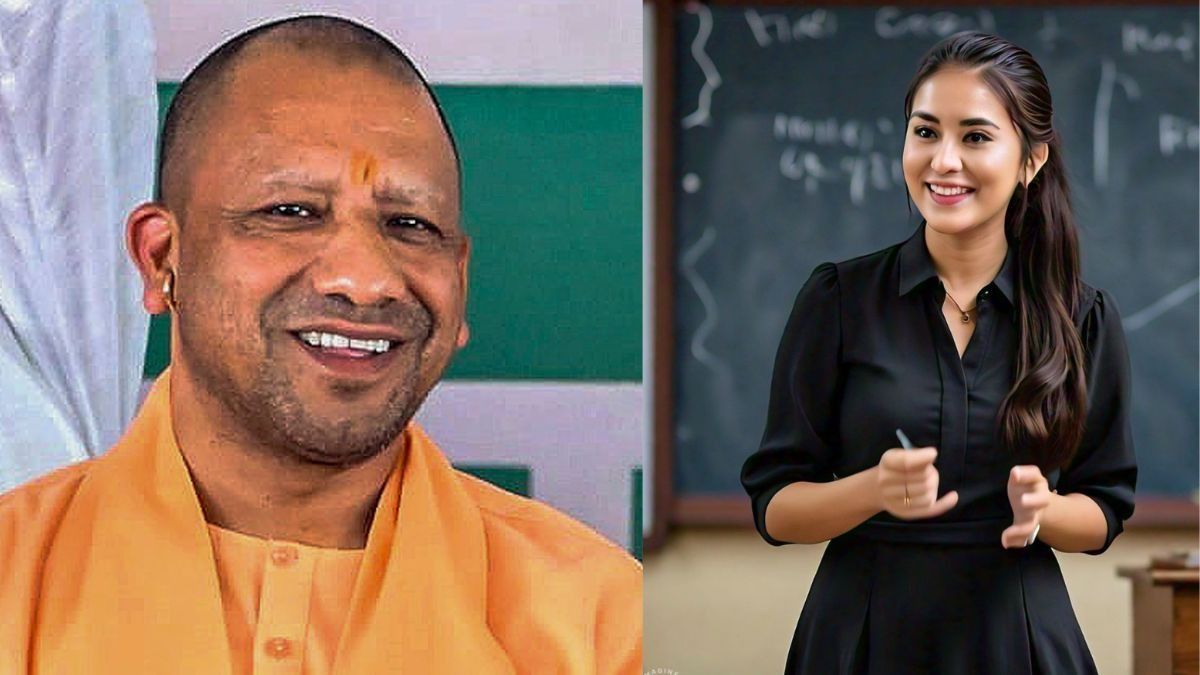 CM Yogi and Teacher (Photo: PTI and Meta AI) CM Yogi and Teacher (Photo: PTI and Meta AI)
