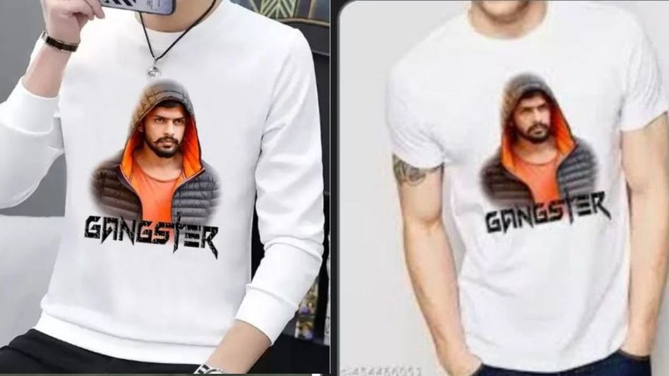 Lawrence Bishnoi-branded T-shirts are being sold on Meesho Lawrence Bishnoi-branded T-shirts are being sold on Meesho