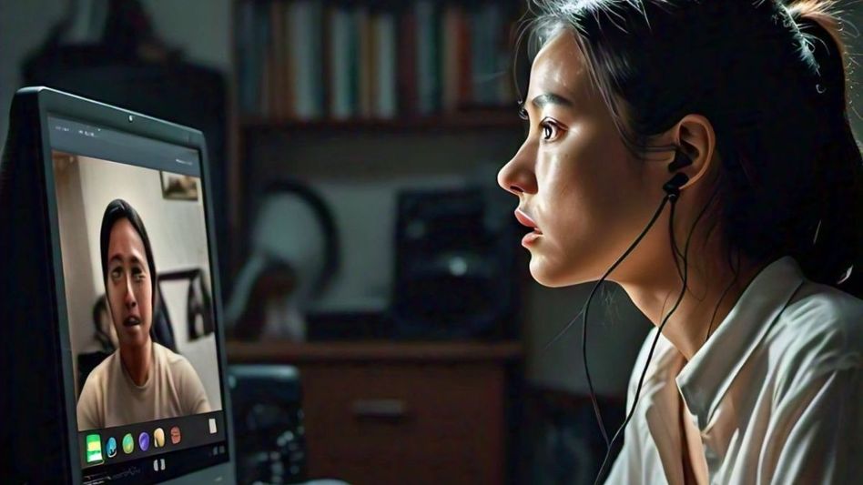 Video Call Scam (Symbolic Photo AI) Video Call Scam (Symbolic Photo AI)