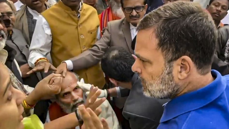 Nishikant Dubey got angry at Rahul Gandhi Nishikant Dubey got angry at Rahul Gandhi