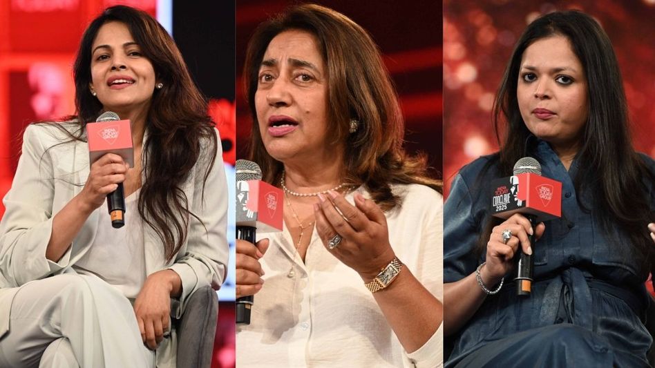 Namita Thapar, Anu ranjan and Avarna jain (India Today Conclave 2025) Namita Thapar, Anu ranjan and Avarna jain (India Today Conclave 2025)