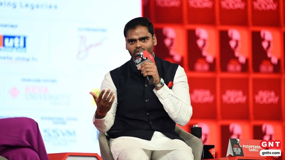 Pushpendra Saroj in India Today Conclave 2025 Pushpendra Saroj in India Today Conclave 2025