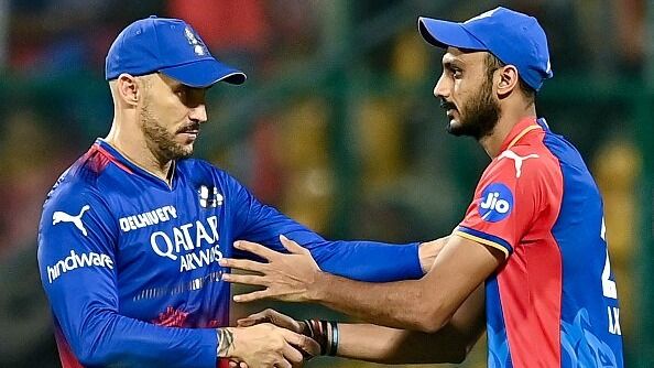 Faf du Plessis and Axar Patel