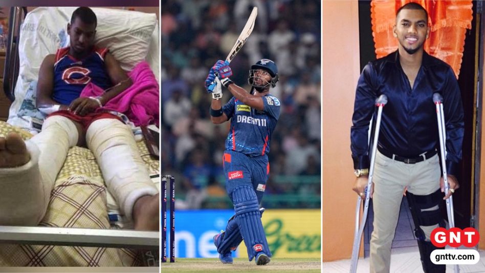 पूरन इस समय लखनऊ सुपरजायंट्स के लिए खेल रहे हैं. पूरन इस समय लखनऊ सुपरजायंट्स के लिए खेल रहे हैं.