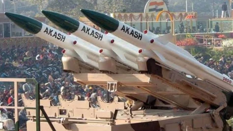 Akash Missile (Photo X @its_doraemmon) Akash Missile (Photo X @its_doraemmon)