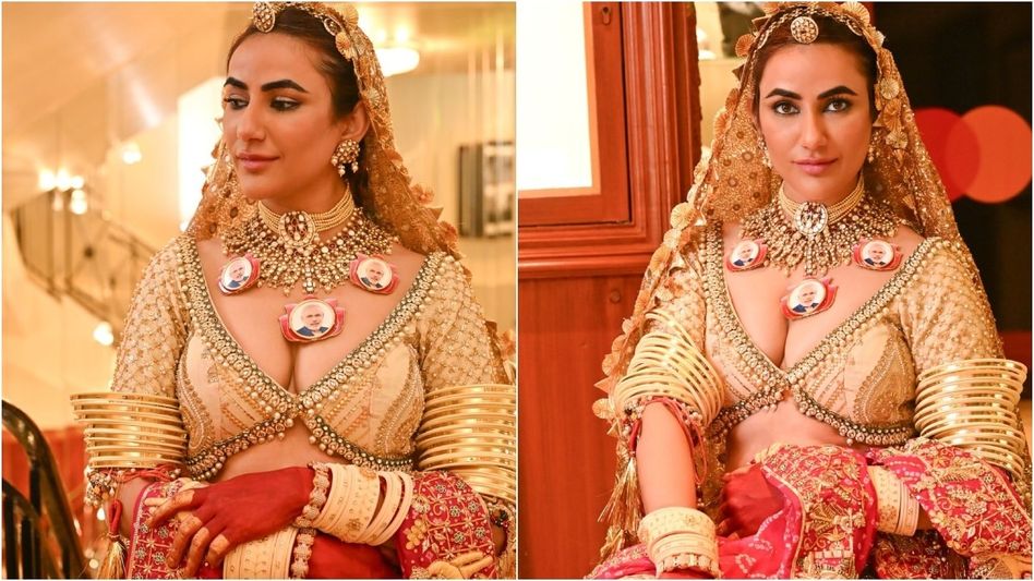 Ruchi Gujjar's 'Modi necklace' was the centre of all attention Ruchi Gujjar's 'Modi necklace' was the centre of all attention