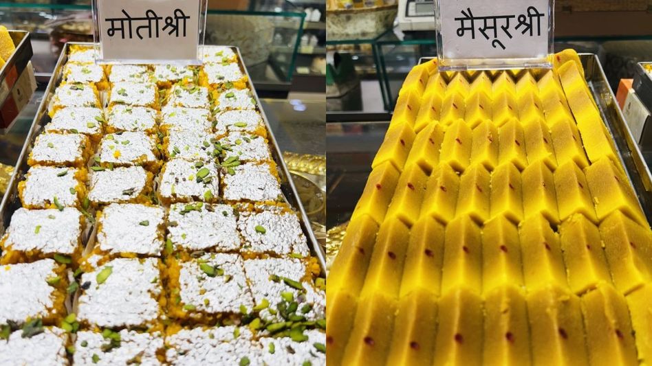 Add the Word Shri to the Name of Sweets  Add the Word Shri to the Name of Sweets