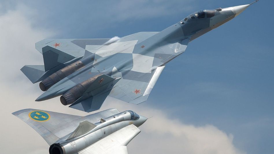 Su 57 vs J35A Su 57 vs J35A