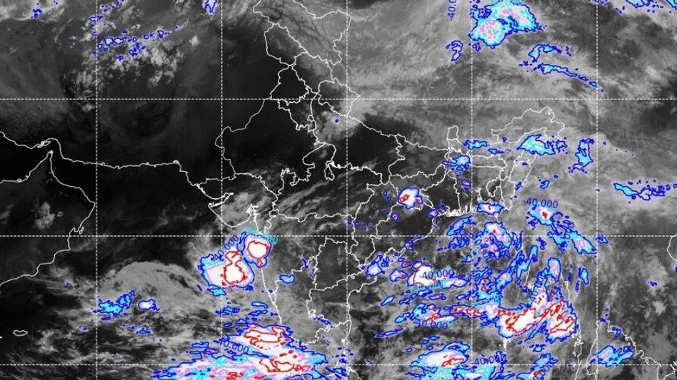 Monsoon satellite image Monsoon satellite image