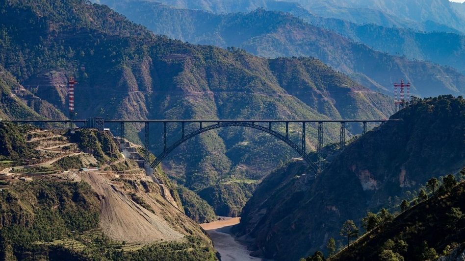 Chenab River Bridge Chenab River Bridge