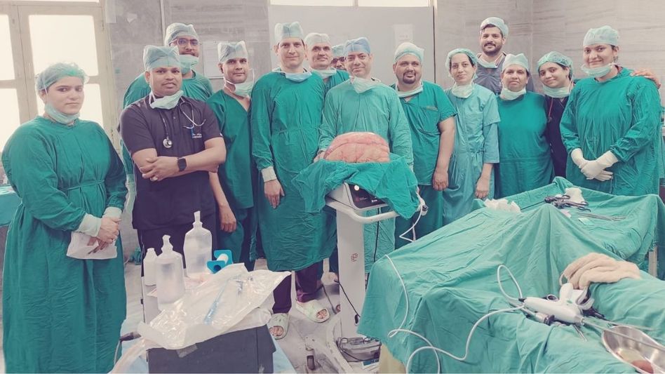 Successful operation of lump in SMS Hospital Successful operation of lump in SMS Hospital