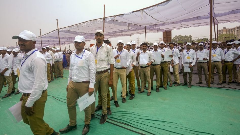 UP police Recruitment (Photo/PTI) UP police Recruitment (Photo/PTI)