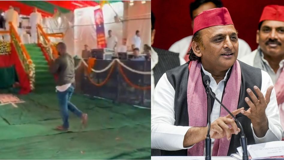 Akhilesh Yadav's program in Azamgarh Akhilesh Yadav's program in Azamgarh