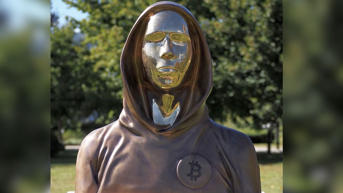 Satoshi Nakamoto Statue (Photo: X/@arkham)