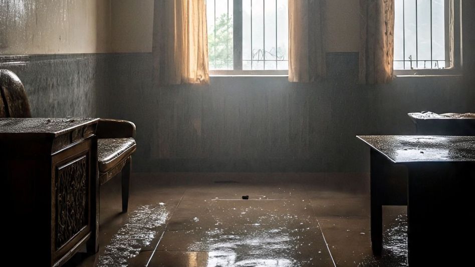 Rainwater in the house (Photo/Meta AI) Rainwater in the house (Photo/Meta AI)
