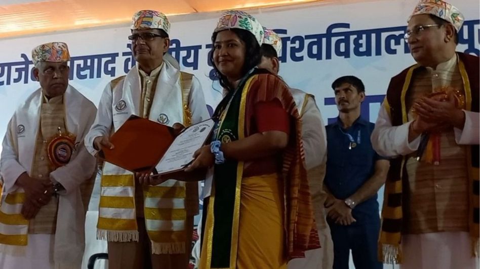 Union Minister Shivraj Singh Chouhan and Others at the Convocation of Pusa Agricultural University Union Minister Shivraj Singh Chouhan and Others at the Convocation of Pusa Agricultural University