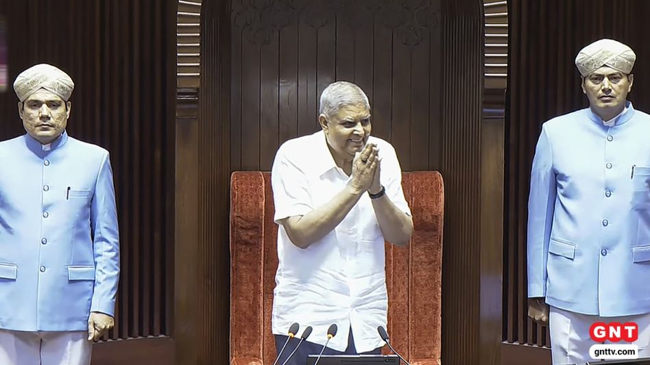Vice President Jagdeep Dhankar Resigns (Photo Credit: PTI) Vice President Jagdeep Dhankar Resigns (Photo Credit: PTI)