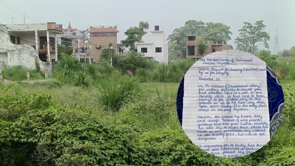 Kids wrote application to MP Kids wrote application to MP