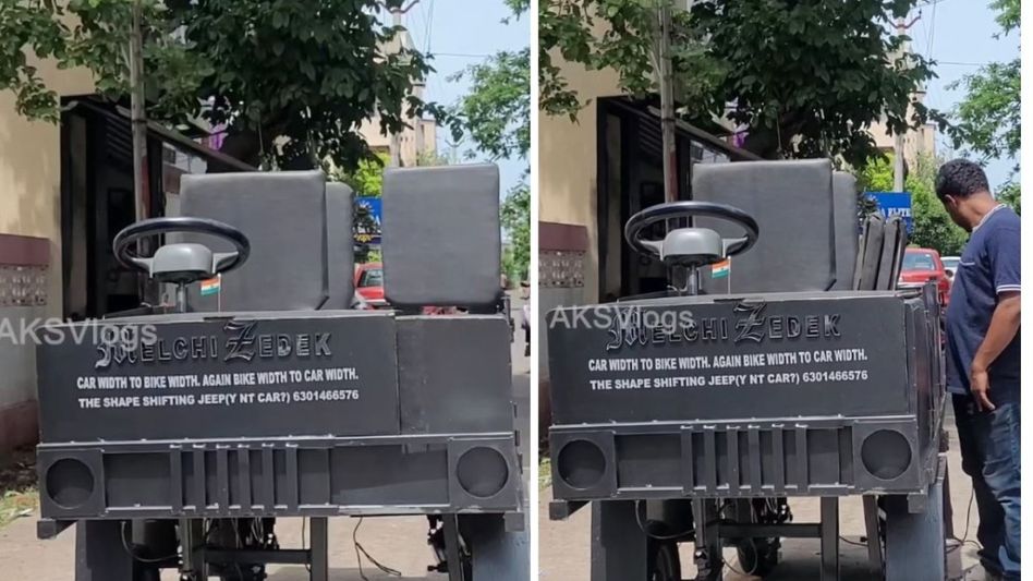 Jeep cum Bike (Photo: Instagram/AKS Vlogs) Jeep cum Bike (Photo: Instagram/AKS Vlogs)