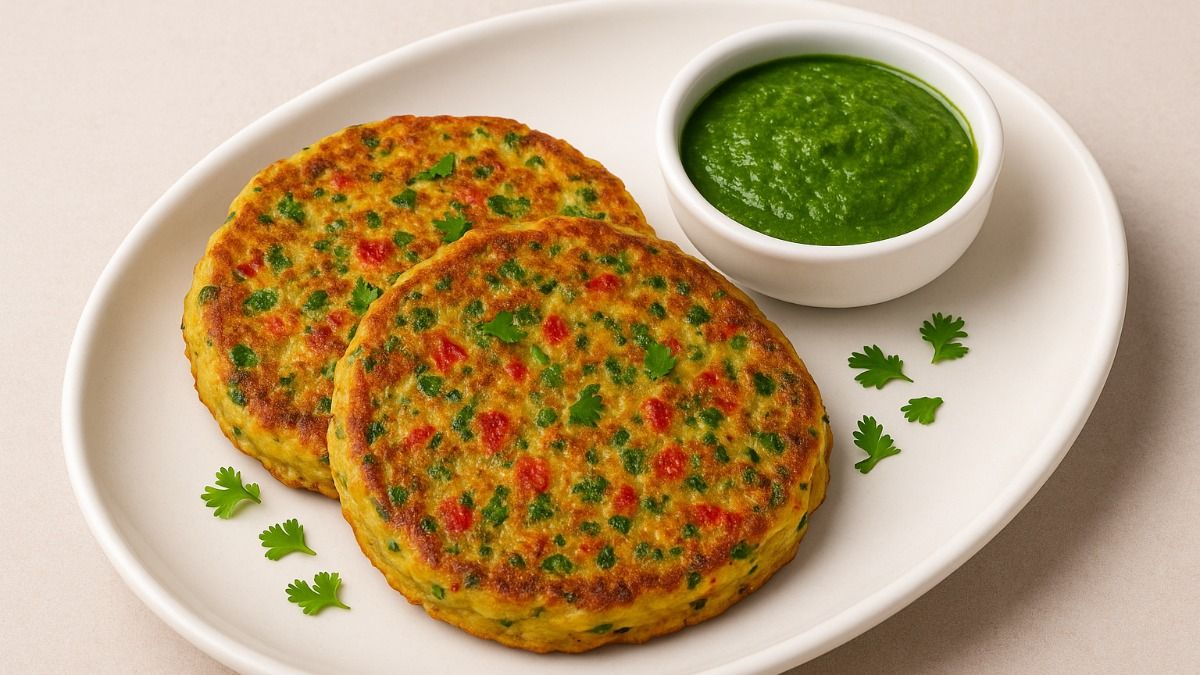 Moonglet or Moong Dal Chilla Recipe 