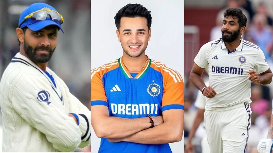 Ravindra Jadeja, Abhishek Sharma and Jasprit Bumrah (File Photo: PTI) Ravindra Jadeja, Abhishek Sharma and Jasprit Bumrah (File Photo: PTI)