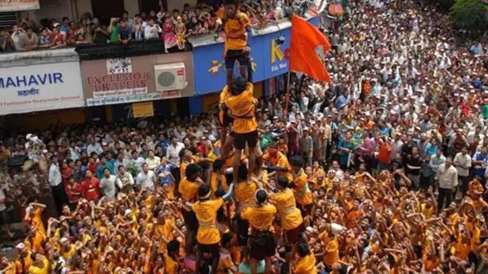 Mumbai Dahi Handi Practice (Representative Image) Mumbai Dahi Handi Practice (Representative Image)