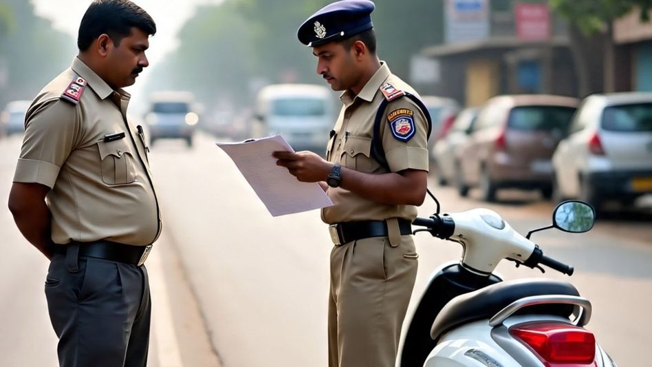 Policemen were fined (Photo/Meta AI) Policemen were fined (Photo/Meta AI)