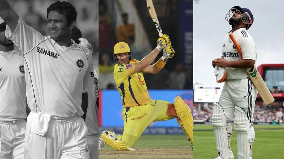 Anil Kumble, Shane Watson and Rishabh Pant (Photo/Instagram) Anil Kumble, Shane Watson and Rishabh Pant (Photo/Instagram)