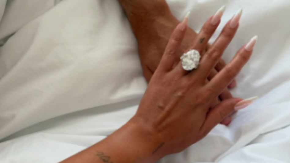 Cristiano Ronaldo fiancée Georgina Rodriguez ring (Photo: Instagram) Cristiano Ronaldo fiancée Georgina Rodriguez ring (Photo: Instagram)