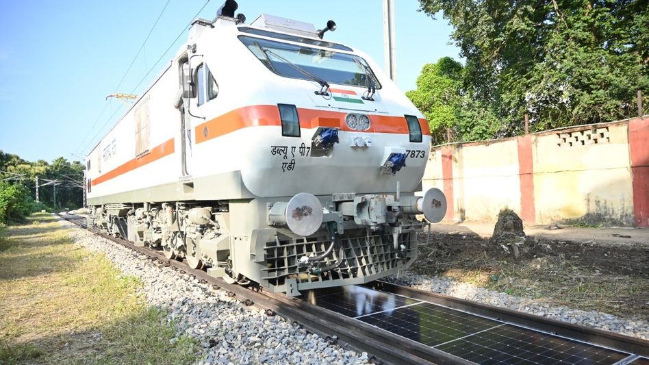 Banaras Loco Workshop solar panel Banaras Loco Workshop solar panel