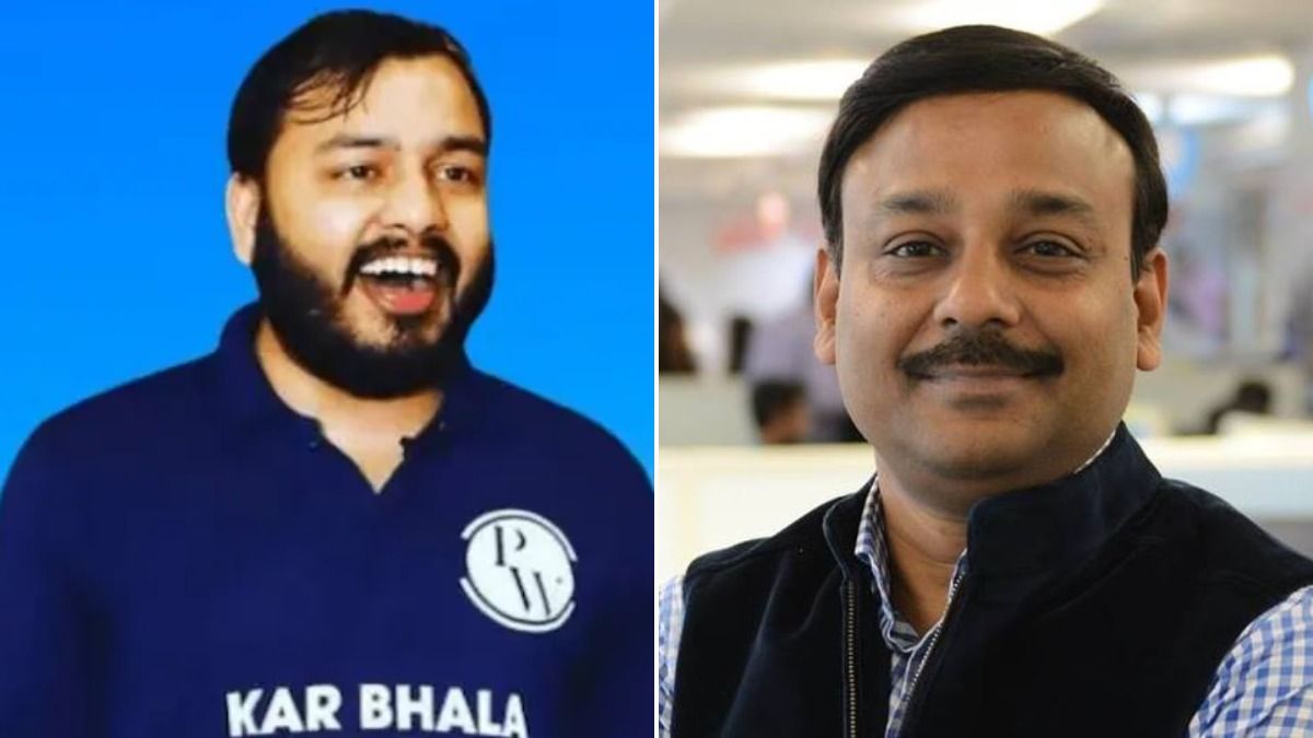 Alakh Pandey (Left) and Dinesh Agarwal (Right)
