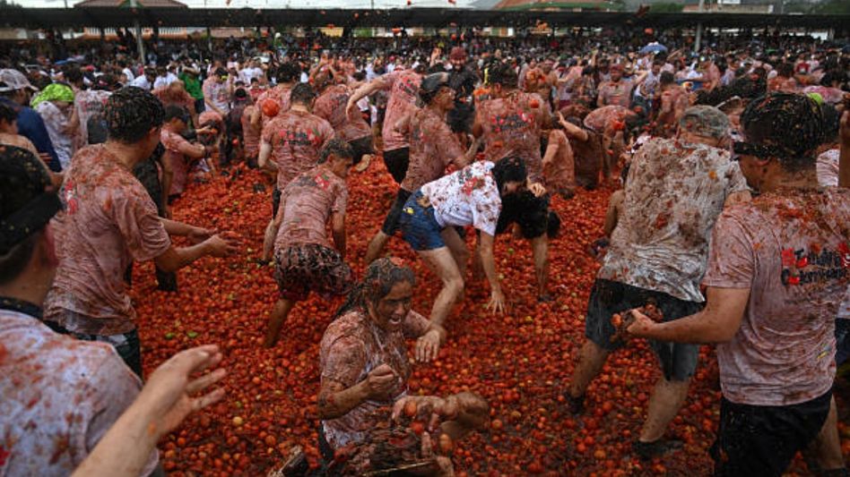 Tomato Festival (Photo/GettyImages) Tomato Festival (Photo/GettyImages)