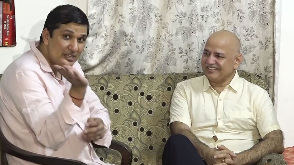 Saurabh Bhardwaj and Manish Sisodia Saurabh Bhardwaj and Manish Sisodia