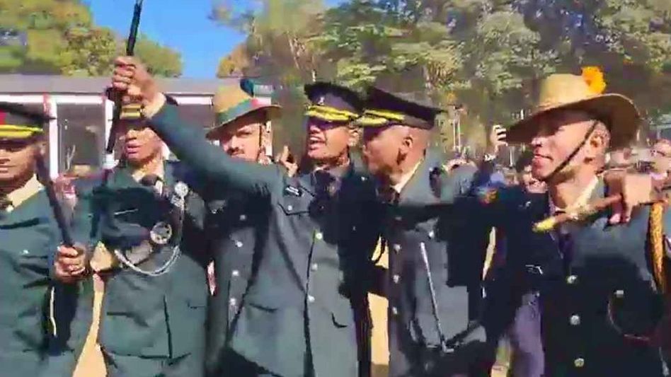 Dehradun IMA 155th passing out parade Dehradun IMA 155th passing out parade