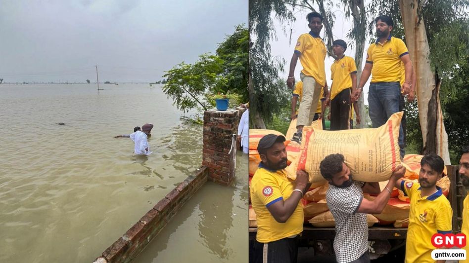 Flood in Punjab (Photo Credit: PTI) Flood in Punjab (Photo Credit: PTI)
