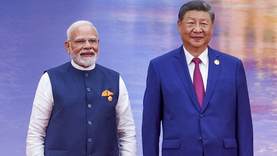 PM Narendra Modi with Chinese President Xi Jinping during the SCO Summit at Tianjin Meijiang Convention Centre (PTI Photo) PM Narendra Modi with Chinese President Xi Jinping during the SCO Summit at Tianjin Meijiang Convention Centre (PTI Photo)