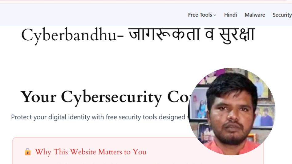 Saurav develops CyberBandhu Website Saurav develops CyberBandhu Website
