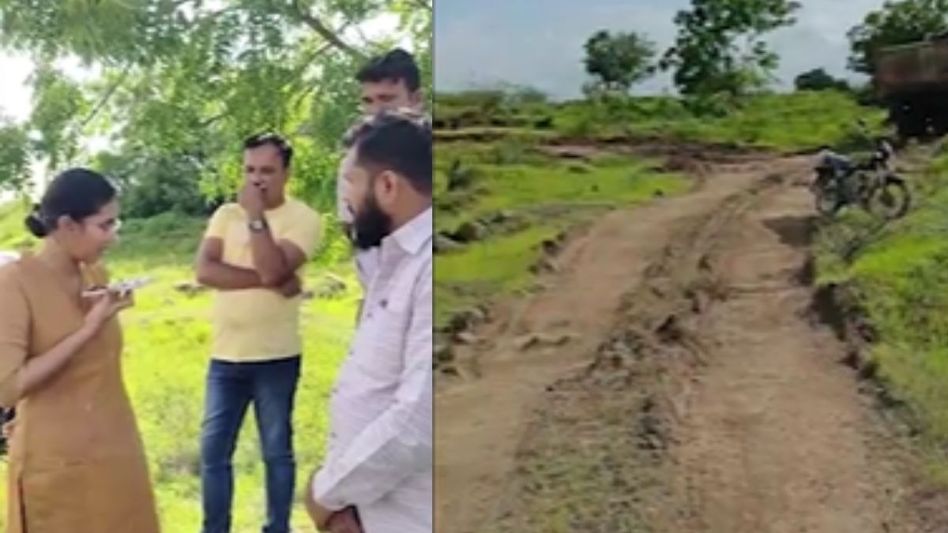Ajit Pawar and IPS Anjana Krishna Video Viral Ajit Pawar and IPS Anjana Krishna Video Viral