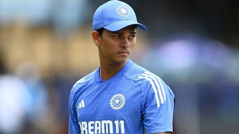 Yashasvi Jaiswal of India during a net session as part of the ICC Men's T20 Cricket World Cup West Indies & USA 2024 at Providence Stadium on June 26, 2024 in Georgetown, Guyana. ( Yashasvi Jaiswal of India during a net session as part of the ICC Men's T20 Cricket World Cup West Indies & USA 2024 at Providence Stadium on June 26, 2024 in Georgetown, Guyana. (