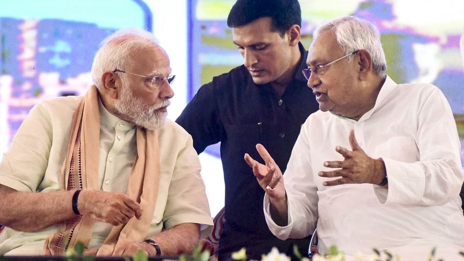 PM Modi and CM Nitish Kumar PM Modi and CM Nitish Kumar