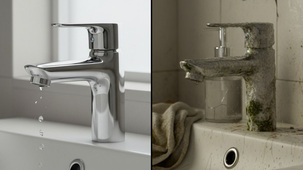 How To Clean Bathroom Taps