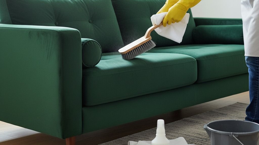 Sofa clenaing