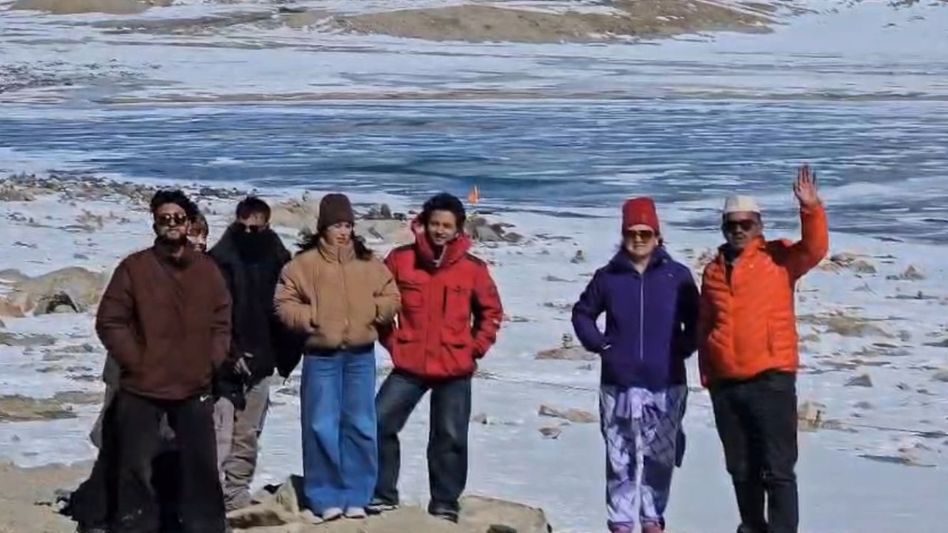 white blanket of snow at Devtal  white blanket of snow at Devtal