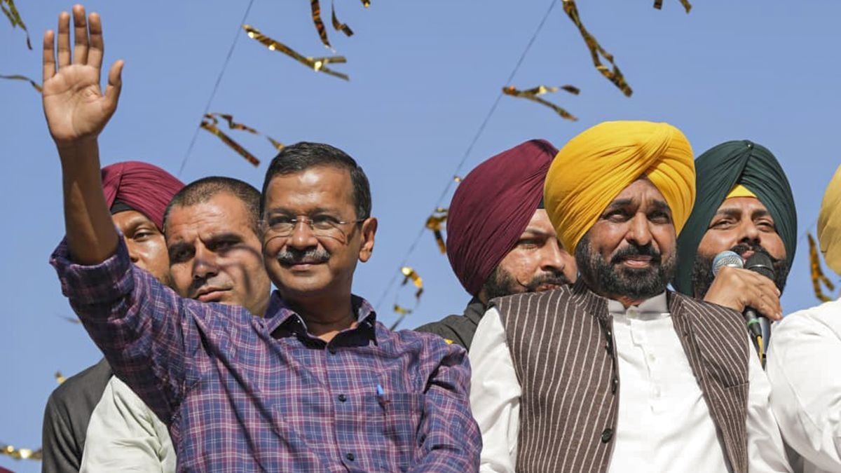 Arvind Kejriwal and Bhagwant Mann