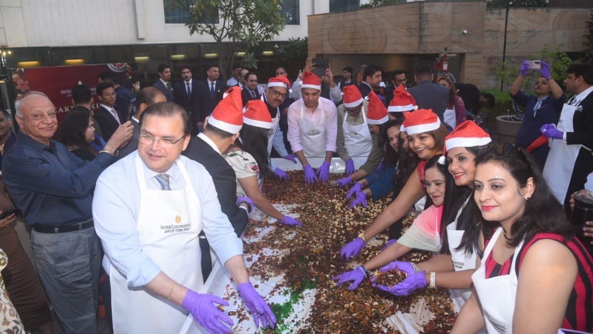 Cake Mixing Ceremony in Jaipur