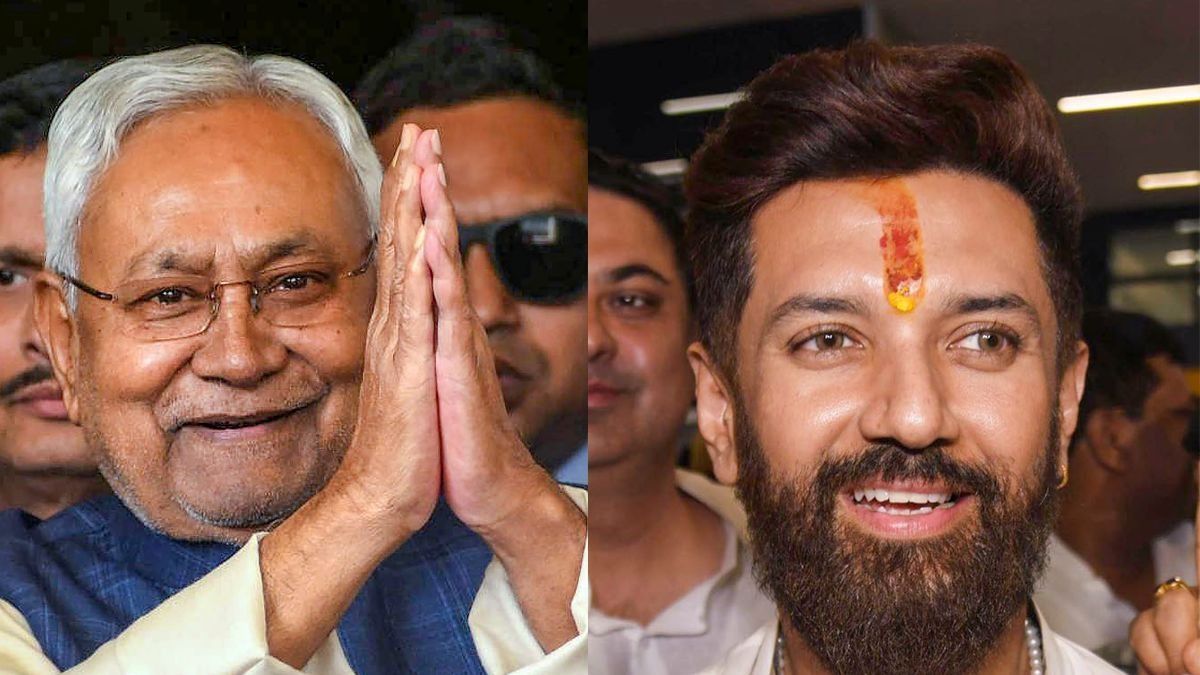 Nitish Kumar and Chirag Paswan (File Photo: PTI)